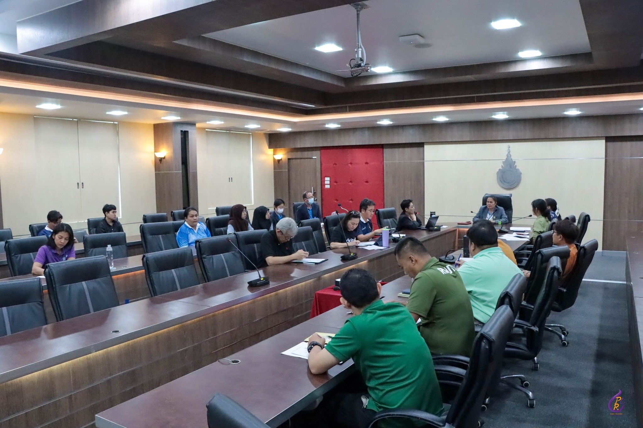 การหารือเตรียมความพร้อมพิธีพระราชทานปริญญาบัตร